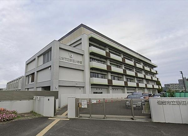 【周辺】仙台市立新田小学校まで730m、2014年4月に建て直しした新しい校舎です。