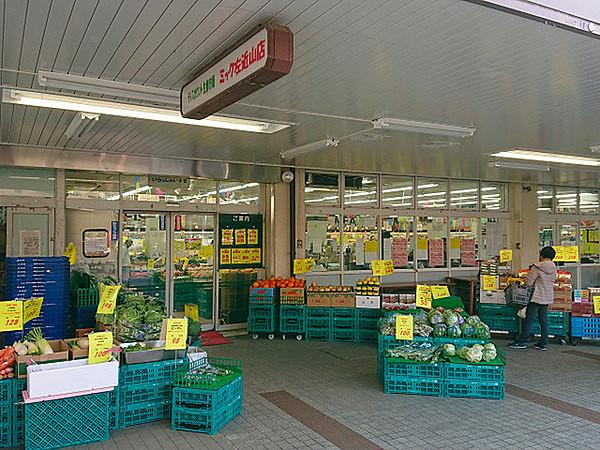 【周辺】ミック左近山店まで696m、ショッピングプラザ左近山内にあるスーパー。19時まで営業しています。