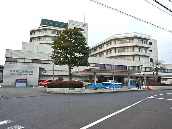【周辺】横浜市立市民病院まで838m、三ツ沢公園近くにある市立の総合病院。横浜駅からこの病院行のバスも出ています。