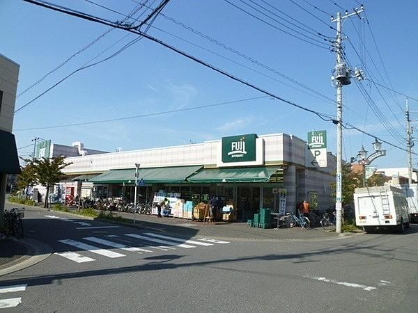 【周辺】Fuji百草園店まで144m、（営業時間）9：00～24：00