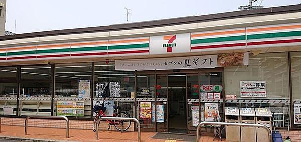 【周辺】セブンイレブン大阪西脇2丁目店まで801m