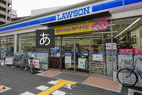 【周辺】ローソン北田辺二丁目店まで565m