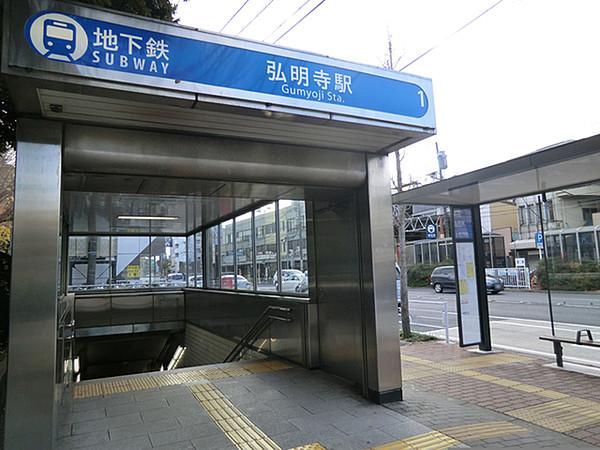 【周辺】弘明寺駅(横浜市営地下鉄 ブルーライン)まで1373m、徒歩約19分です