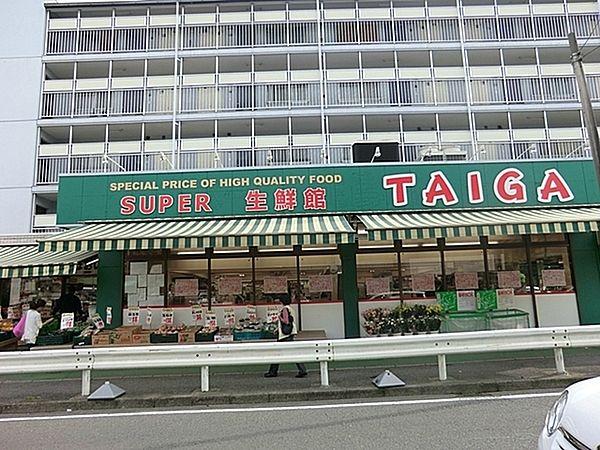 【周辺】スーパー生鮮館TAIGA永田店まで892m、徒歩約11分です。リーズナブルに買えることで人気のあるスーパーマーケットです。生鮮品の品揃えが多く何でも揃います。