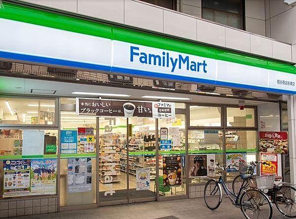 【周辺】ファミリーマート桃谷商店街東店まで378m