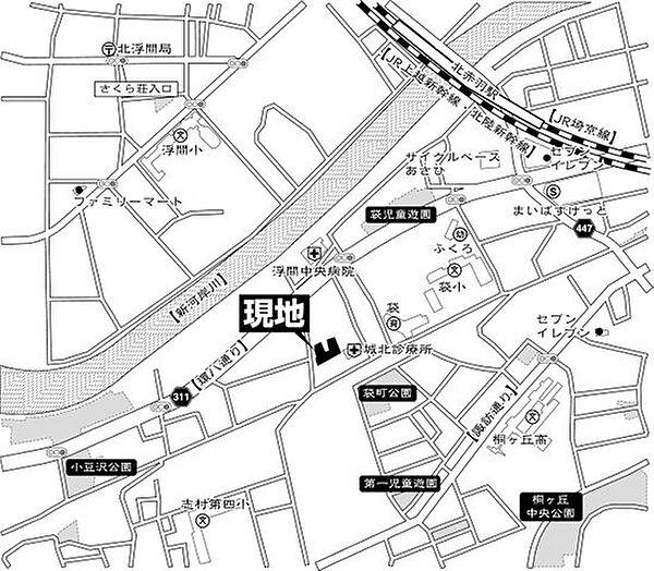 【地図】JR埼京線『北赤羽』駅徒歩8分