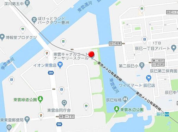 【地図】プラウドタワー東雲キャナルコート