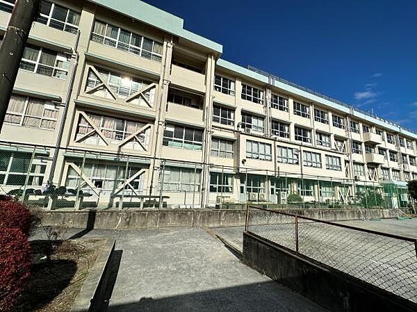 【周辺】日野市立大坂上中学校まで909m、徒歩約12分と安心です